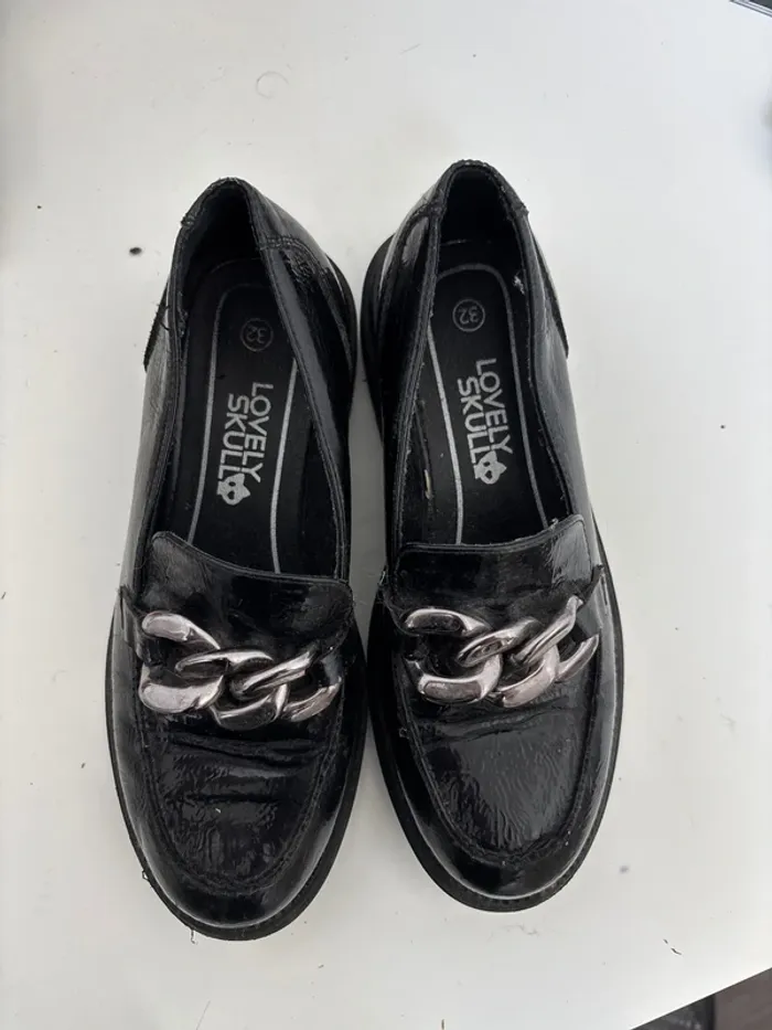 Chaussures derbies taille 32 Lovely skull