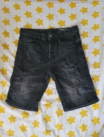 Short bermuda Jean noir Denim Co 38