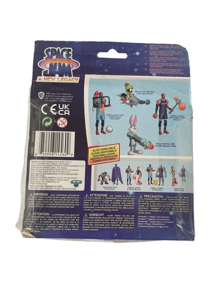 Figurine Space Jam A New Legacy Marvin the martian with Spaceship 9 cm Moose Toys neuf - photo numéro 2