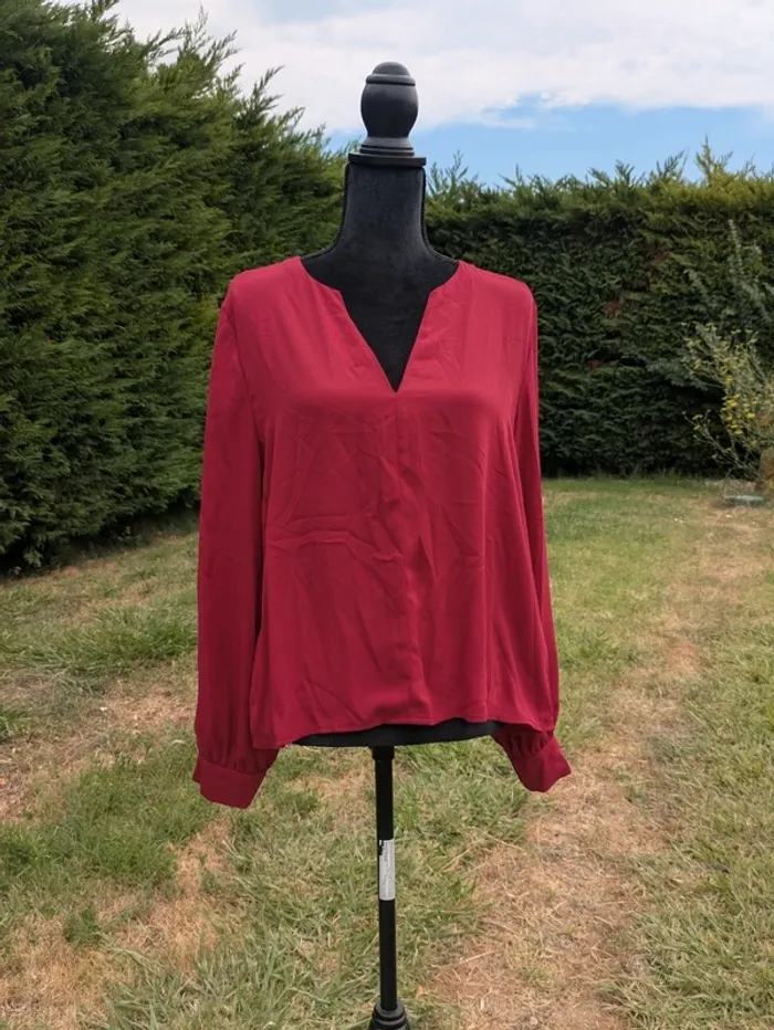 Chemisier bordeaux