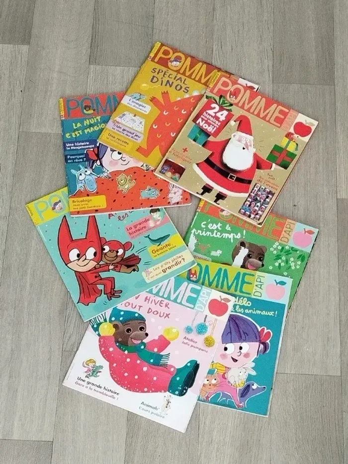 Lot de 7 magazines Pomme d’Api année 2018 L017 - photo numéro 2