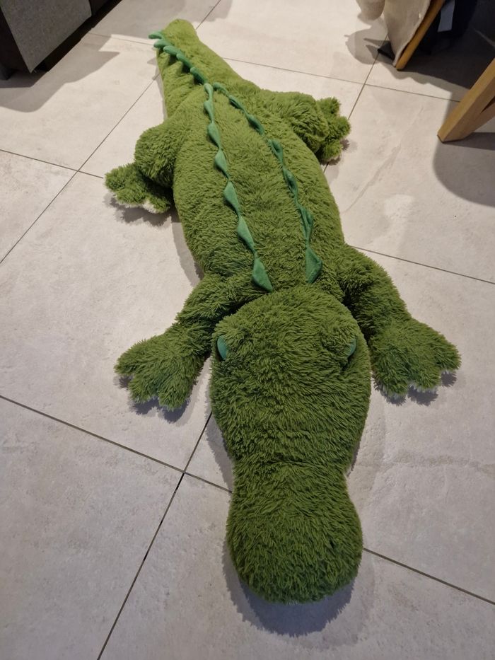 Peluche géante crocodile 🐊