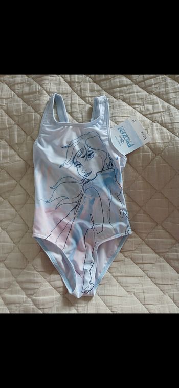 Maillot de bain disney la reine des neiges 3/4 ans
