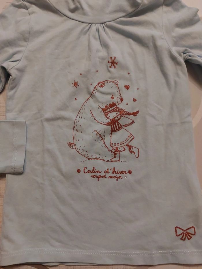 T-shirt manches longues col roulé Sergent Major 4A - photo numéro 2