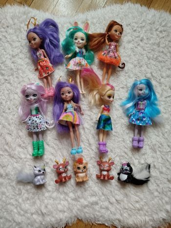 Lot poupées Enchantimals 