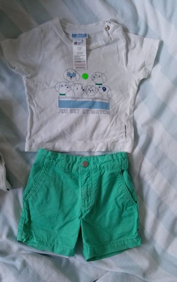 Ensemble short tee shirt Jacadi