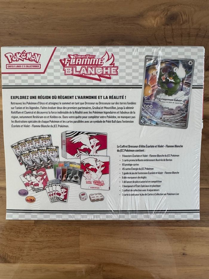 🔹 Coffret Pokémon – Dresseur d’Élite Écarlate & Violet : ETB Flamme Blanche 10.5 🔹 - photo numéro 6