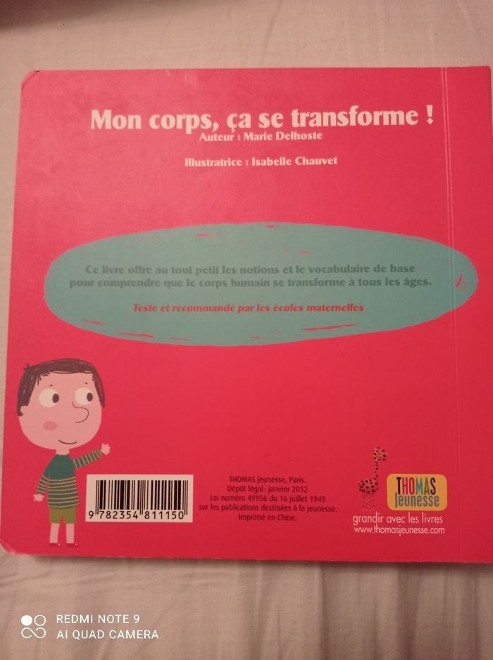 Livre enfant Mon corps se transforme ! Thomas Jeunesse - photo numéro 8