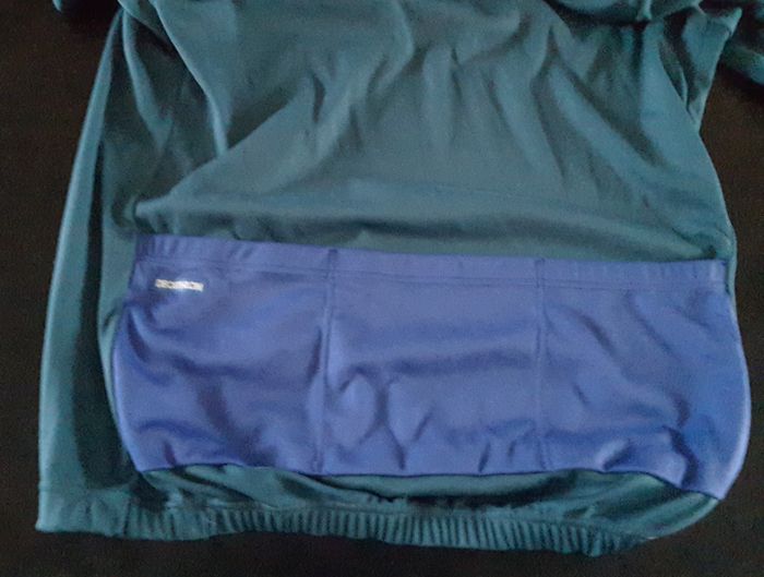 Maillot cycliste bleu pétrole – Decathlon - L - photo numéro 3