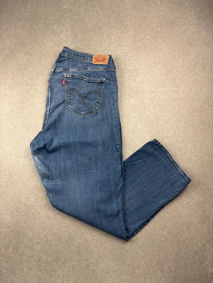 Jean pantalon coupe droite 414 levis bleu W34 - photo numéro 1