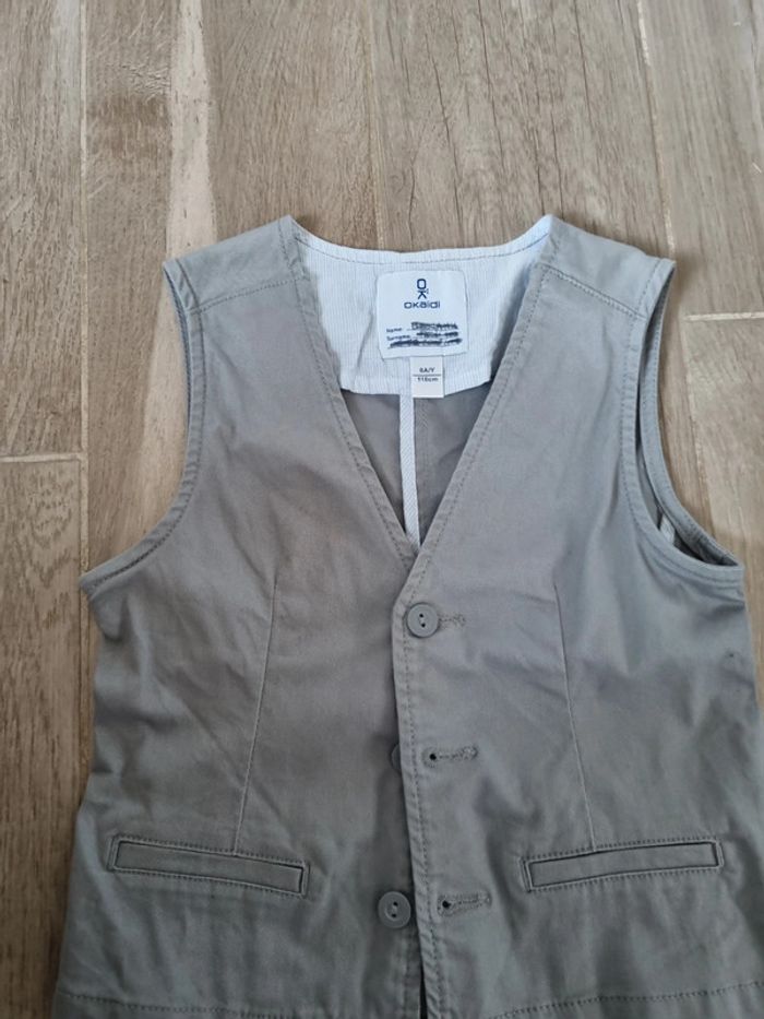 Gilet sans manche costume - photo numéro 2