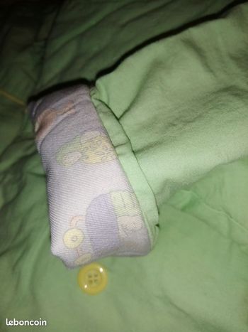 veste moletonnée enfant 6 mois