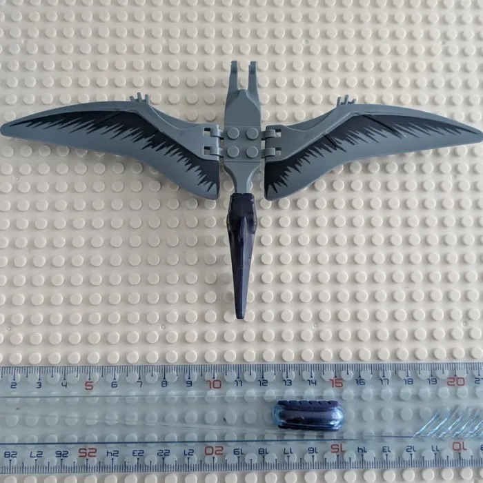 Figurine Jurassic World : Ptérodactyle bleu , style lego - photo numéro 2