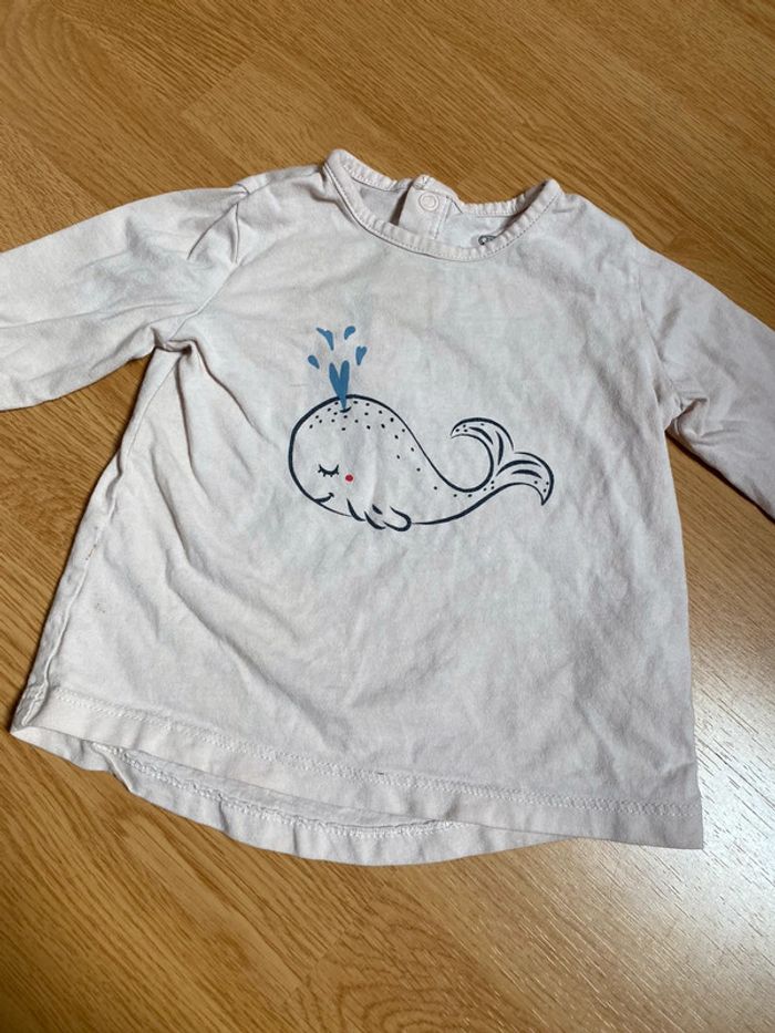 Lot 3 tshirts manches longues 12 mois - photo numéro 6