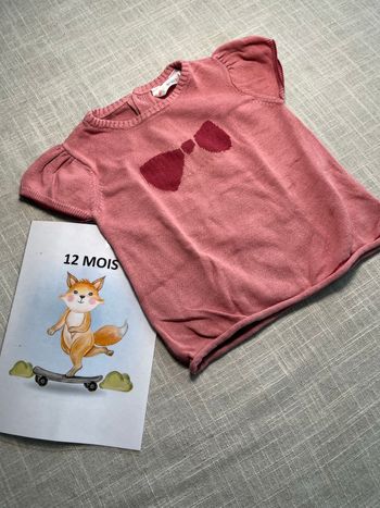 Petit pull fin à manches courtes