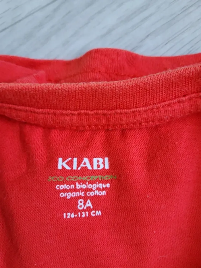 T-shirt Kiabi rouge - photo numéro 3