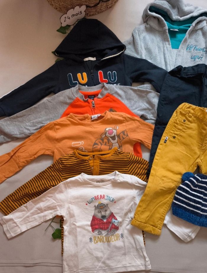 Lots de 9 vĂȘtements mi saison đ tape a l'oeil/ lulu castagnette/Kiabi - photo numĂ©ro 2