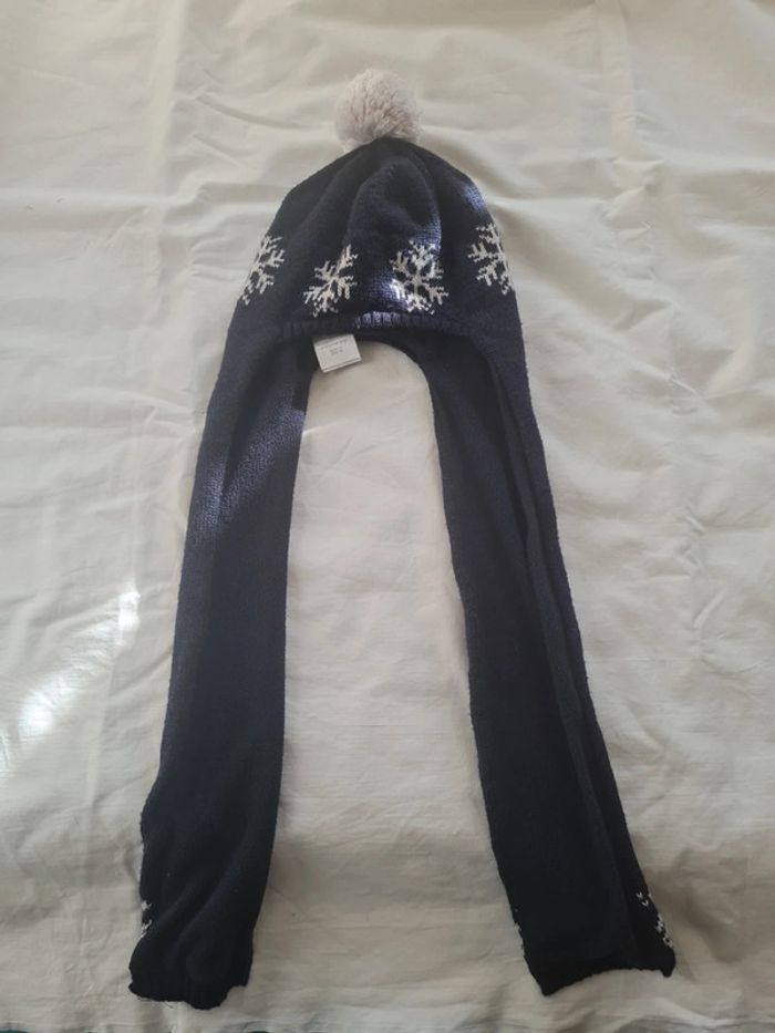 Bonnet avec echarpe taille 51 cm Jacadi