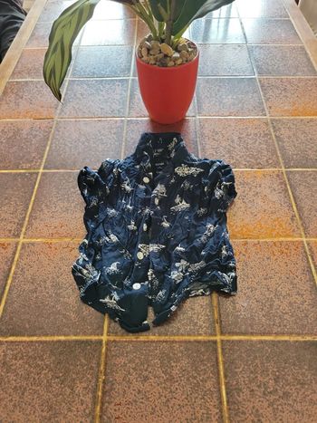 Chemise motif vacances