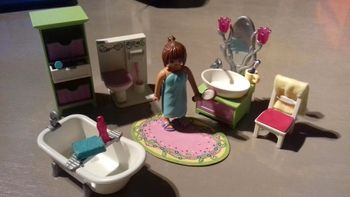 Salle de bain playmobil dollhouse 5307