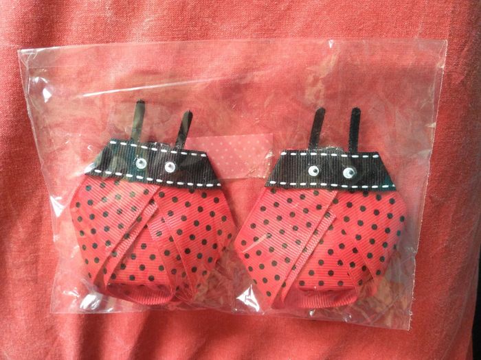 Pinces à cheveux coccinelle - photo numéro 3