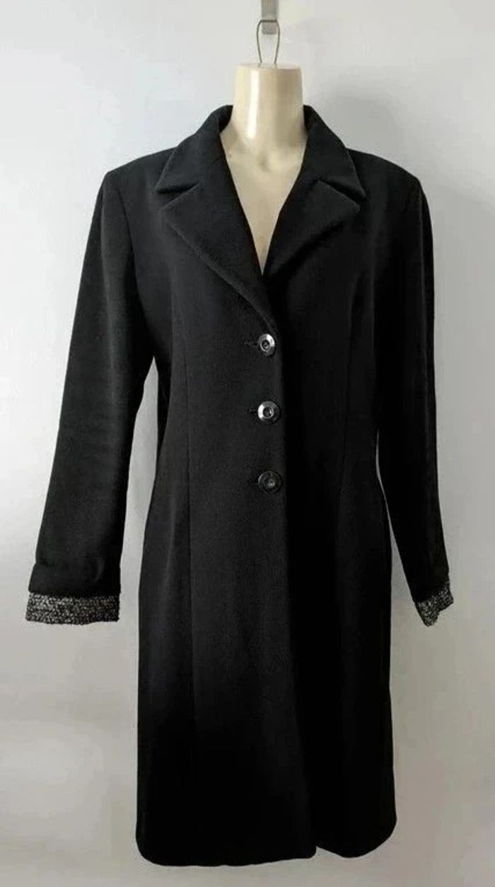 Manteau d'hiver mi-long en laine - Cacharel - taille 40