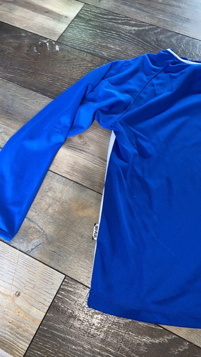 Pull manches longues bleu et blanc 8-10 ans - photo numéro 5