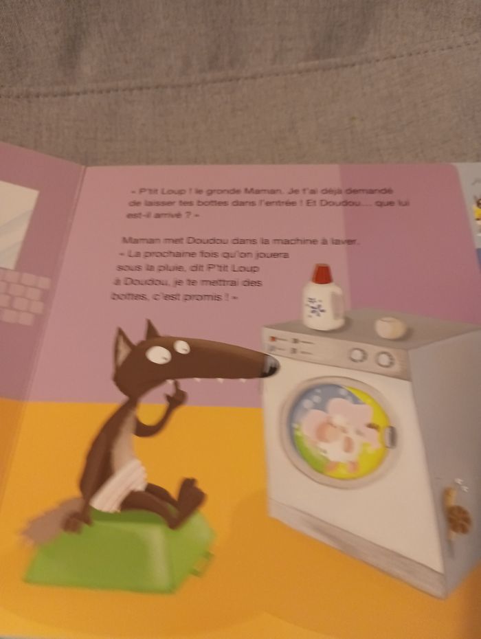 Gros livre mes histoires de la semaine avec p'tit loup - photo numéro 7