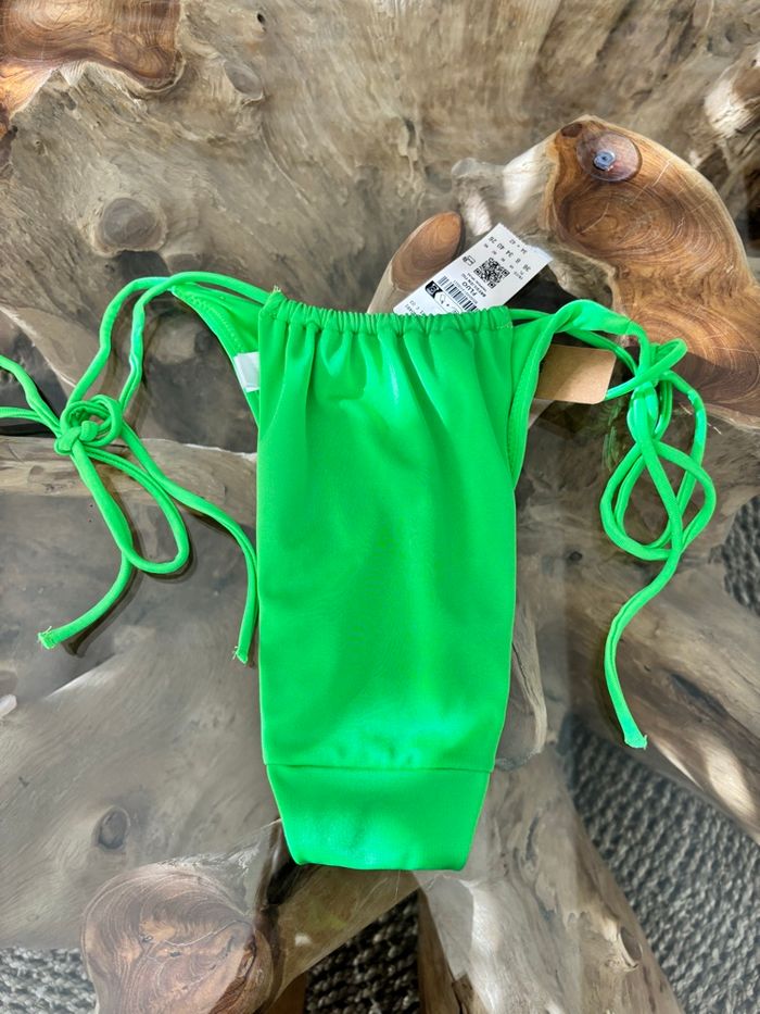 Bas de maillot vert uni splas brésilien - photo numéro 4