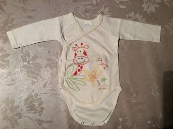 Body croisé Absorba 1 mois