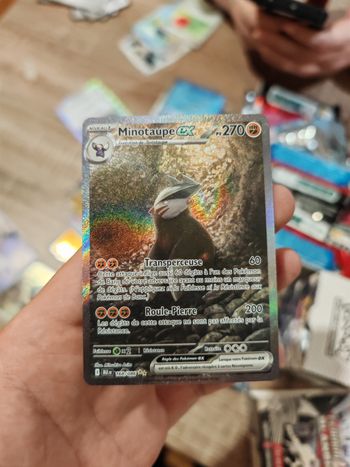 Carte Pokémon: Minotaupe 168/86 de la série 10.5 Foudre Noire