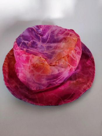 Chapeau plage reversible ethnique taille unique