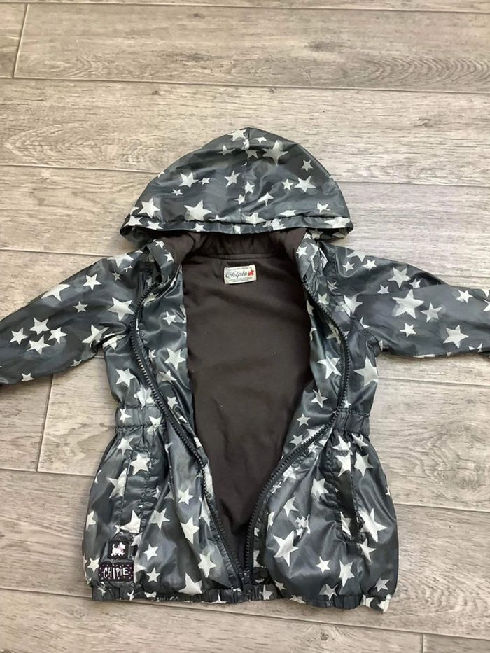Veste coupe vent Chipie 2 ans Gris / étoiles blanches - photo numéro 8
