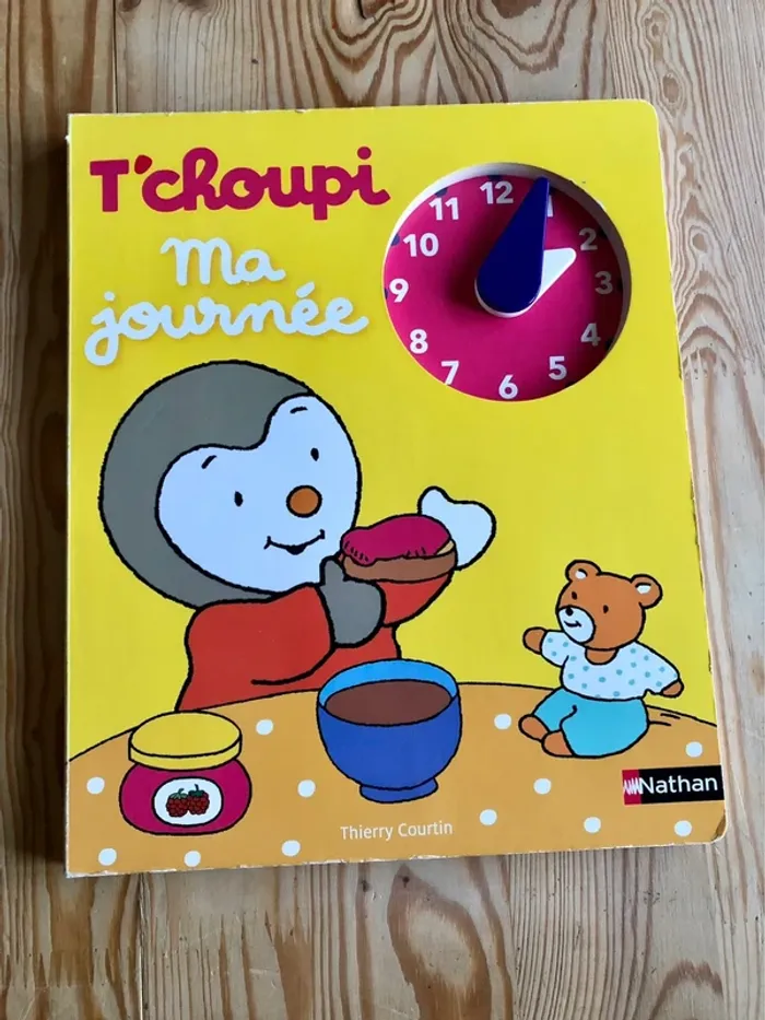 Livre T’choupi ma journée