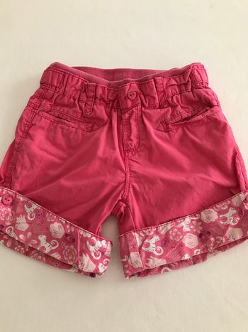 Short Rose fushia 6 Ans