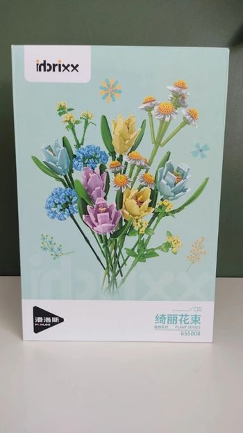 Bouquet de fleurs décoratif à construire – Fleurs éternelles – Multicolore