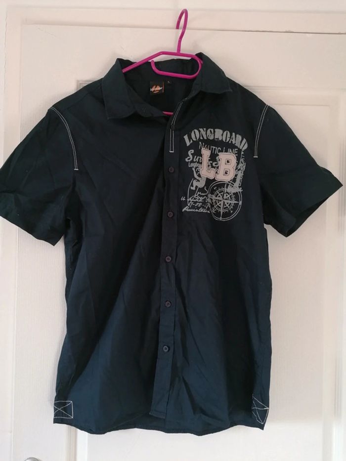 Chemise homme manches courtes portée une fois comme neuve - photo numéro 2