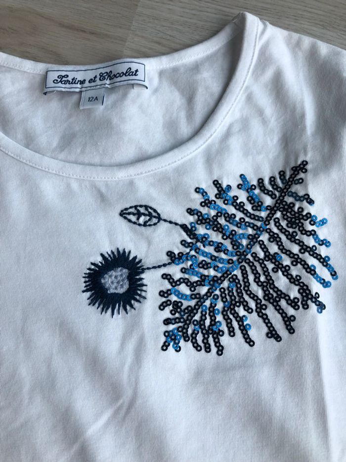 T-shirt Tartine & Chocolat 12 ans - photo numéro 2