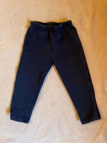 Pantalon jogging chaud marine 23 mois