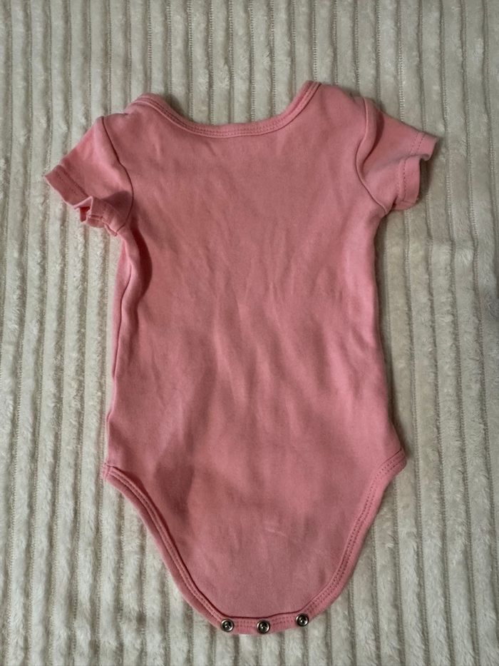 Lot de Bodies - manches longues- blanc, rose - In Extenso - 6 mois - excellent état - photo numéro 4