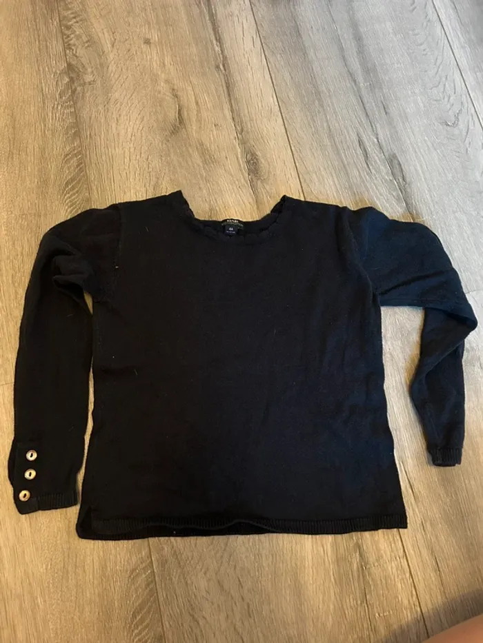 Pull bleu marine 4 ans fille