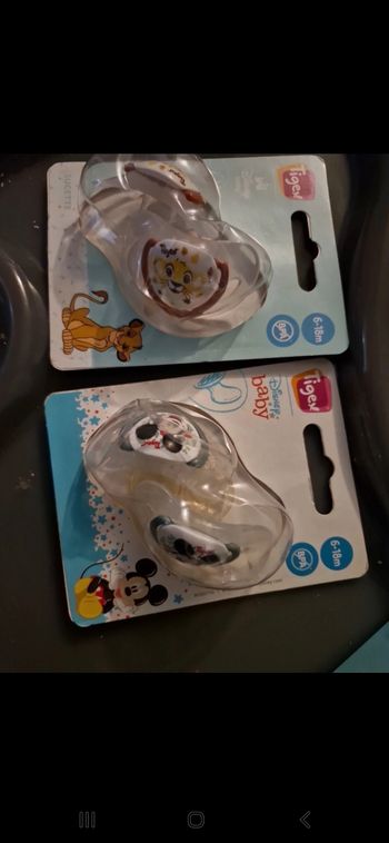 Tetine roi lion et mickey