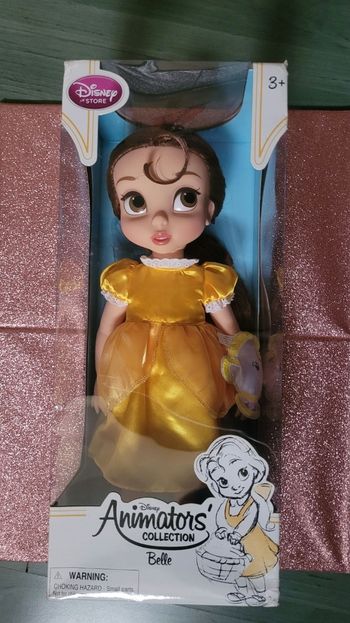 Poupée animator Belle neuve de 40 cm disney