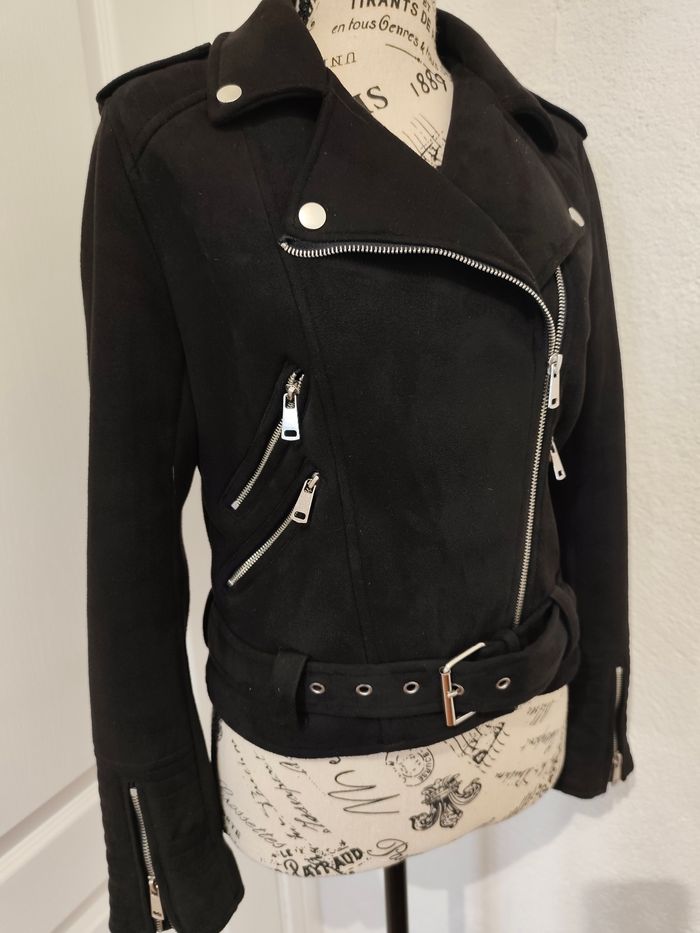 Veste coupe perfecto effet Daim - photo numéro 10