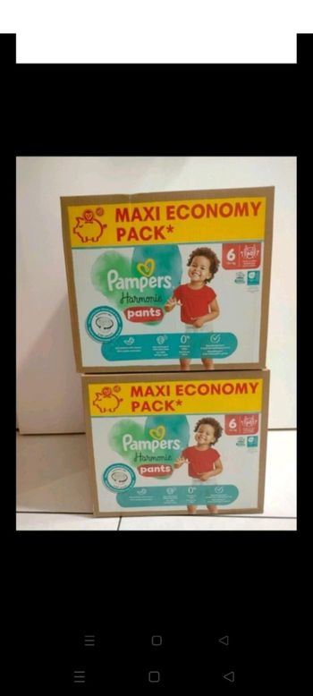 120 Couches taille 6  pampers