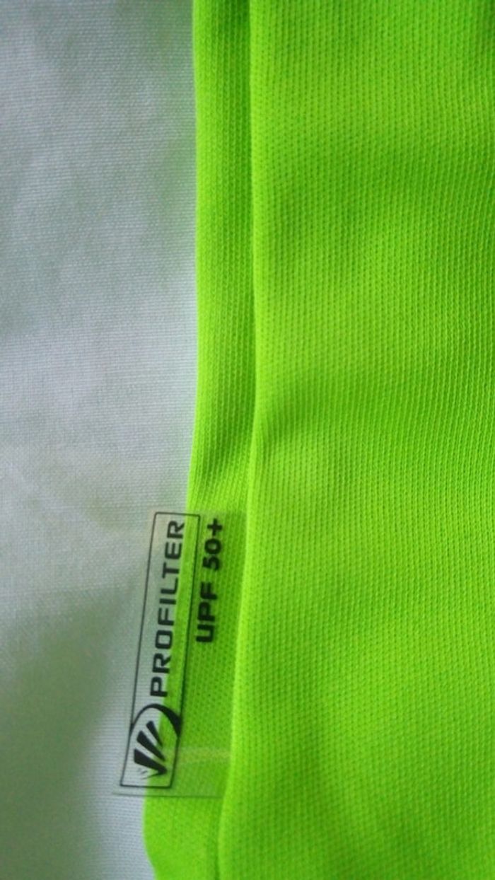 Tee-shirt anti uv vert fluo - photo numéro 6