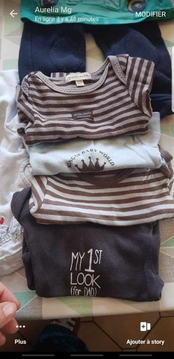 Lot bodys manche longue