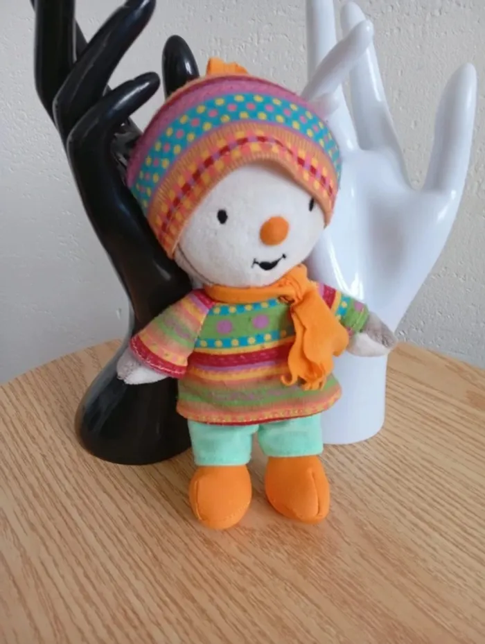 Peluche T'choupi 17cm dessin animé tchoupi et doudou