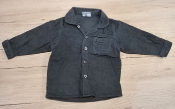 Chemise en velours côtelé gris foncé, Spacy Baby, 18 mois