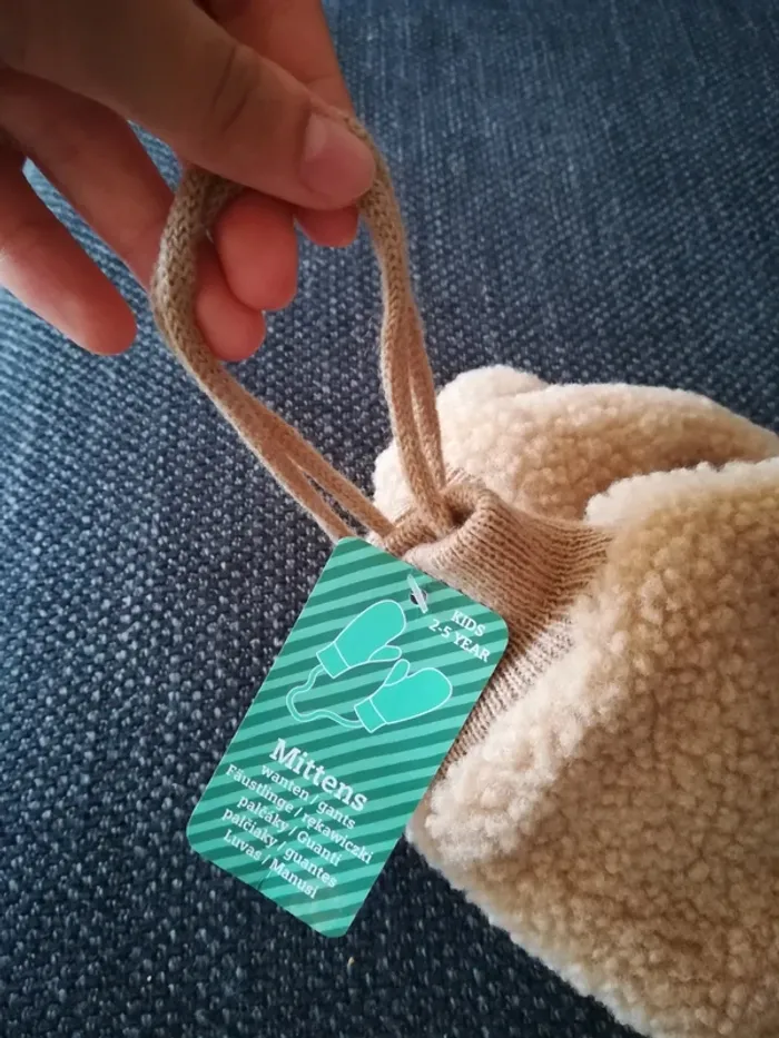 Gants moufles, enfant 2/5 ans, neufs avec étiquette - photo numéro 6